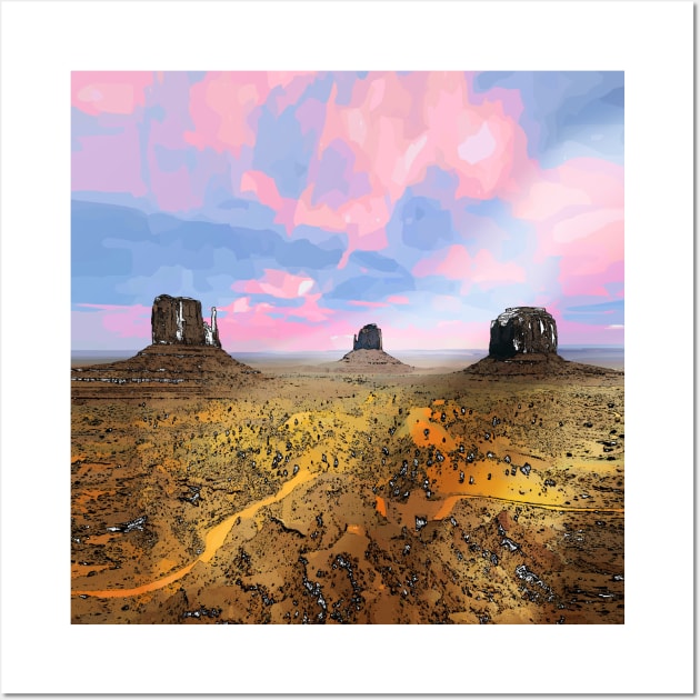 Monument Valley Wall Art by JonDelorme